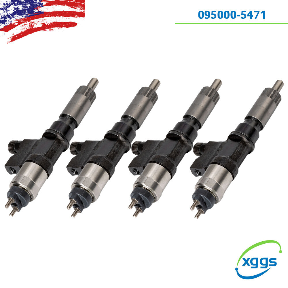 4-piece fuel injector 4HK1 for Isuzu NPR NPR-HD diesel 2001 - 2007 095000 - 5471