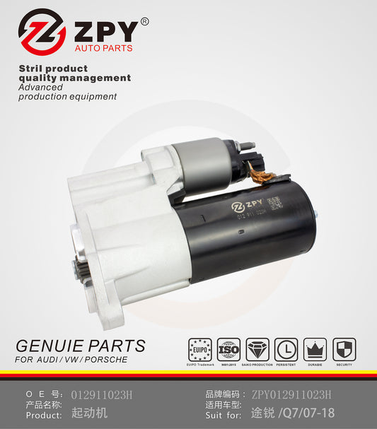 ZPY Fit for VW Touareg for AUDI Q7 BHK CGRA CMTA 3.6L Starter Motor 012911023H