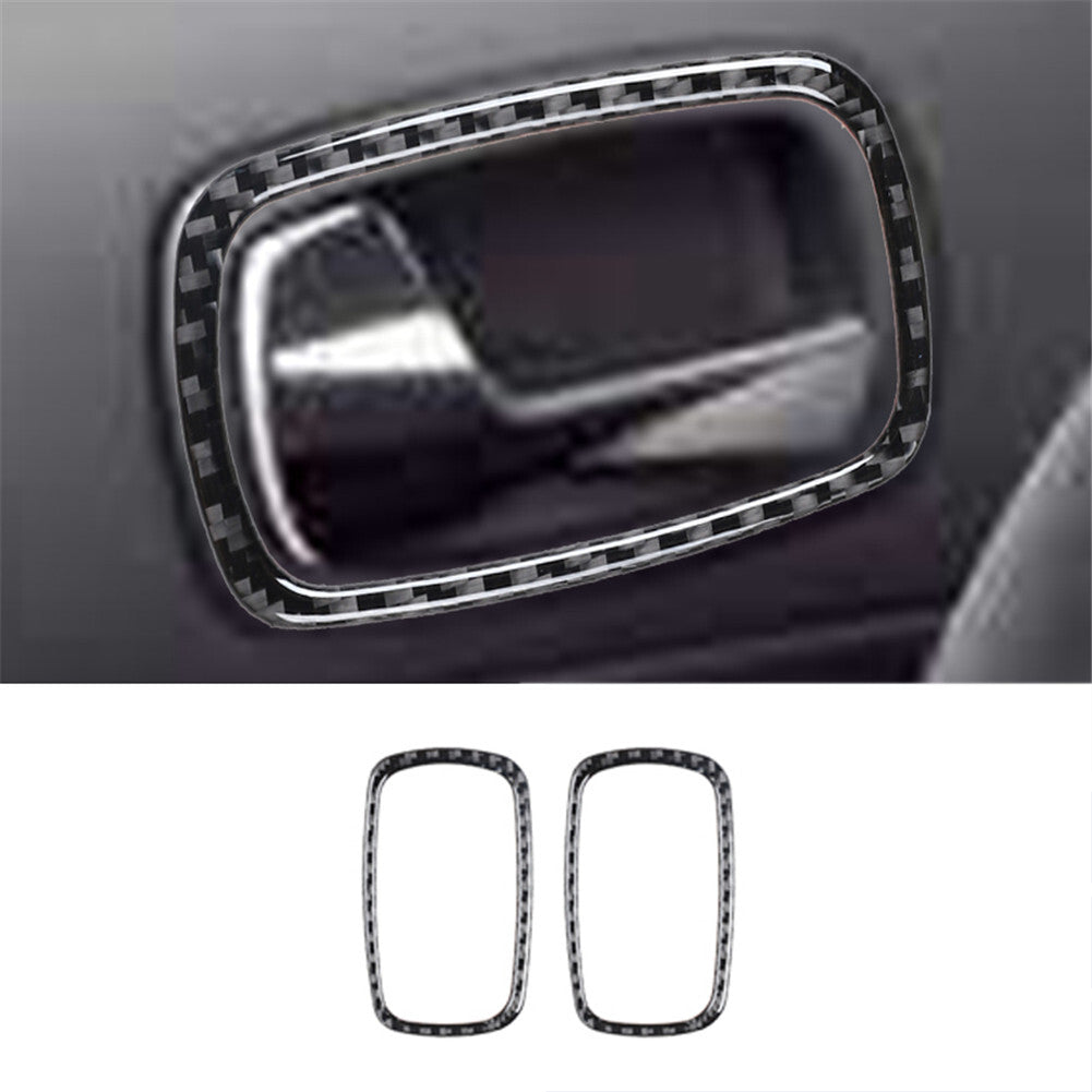4Pcs Door Switch Frame Trim Cover Carbon Fiber for Chevrolet COBALT 2005-2010