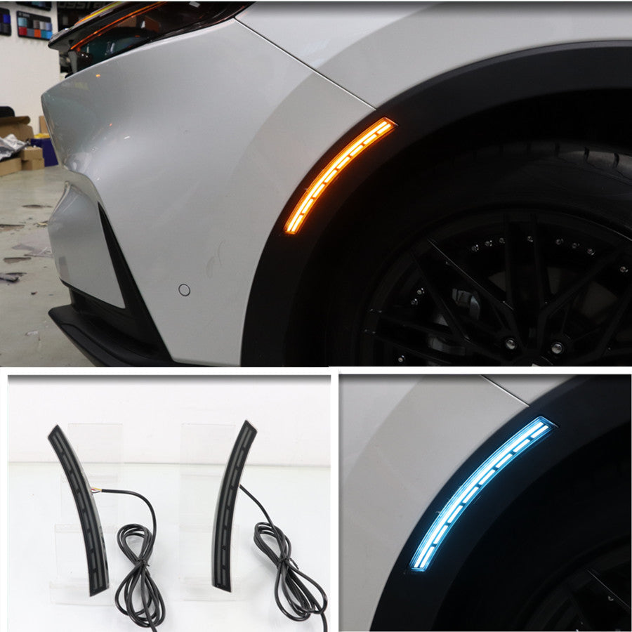 for Honda CR-V CRV 2023 2024 Body Front Side Fender DRL LED Signal Lamp Light 2x