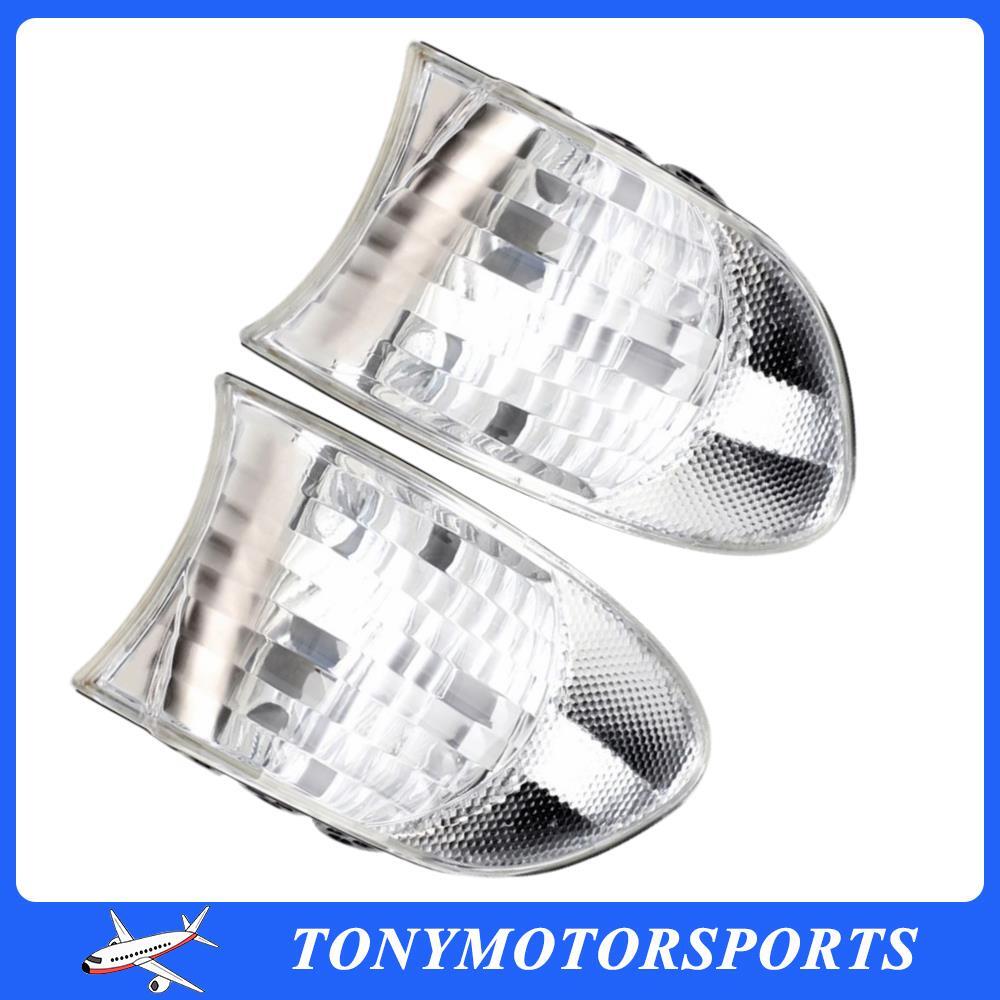 Clear Corner Lights Parking Lamps Pair Fit For 1999 to 2001 for BMW 7-Series E38