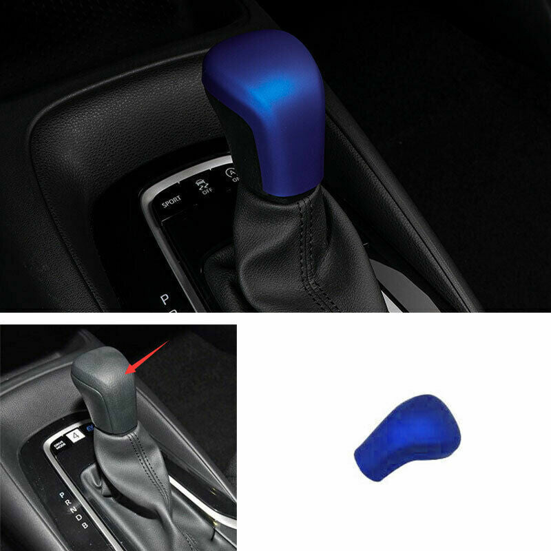 for Toyota for Corolla 2019-2022 Blue Inner Gear Shift Knob Shifter Lever Decor Trim