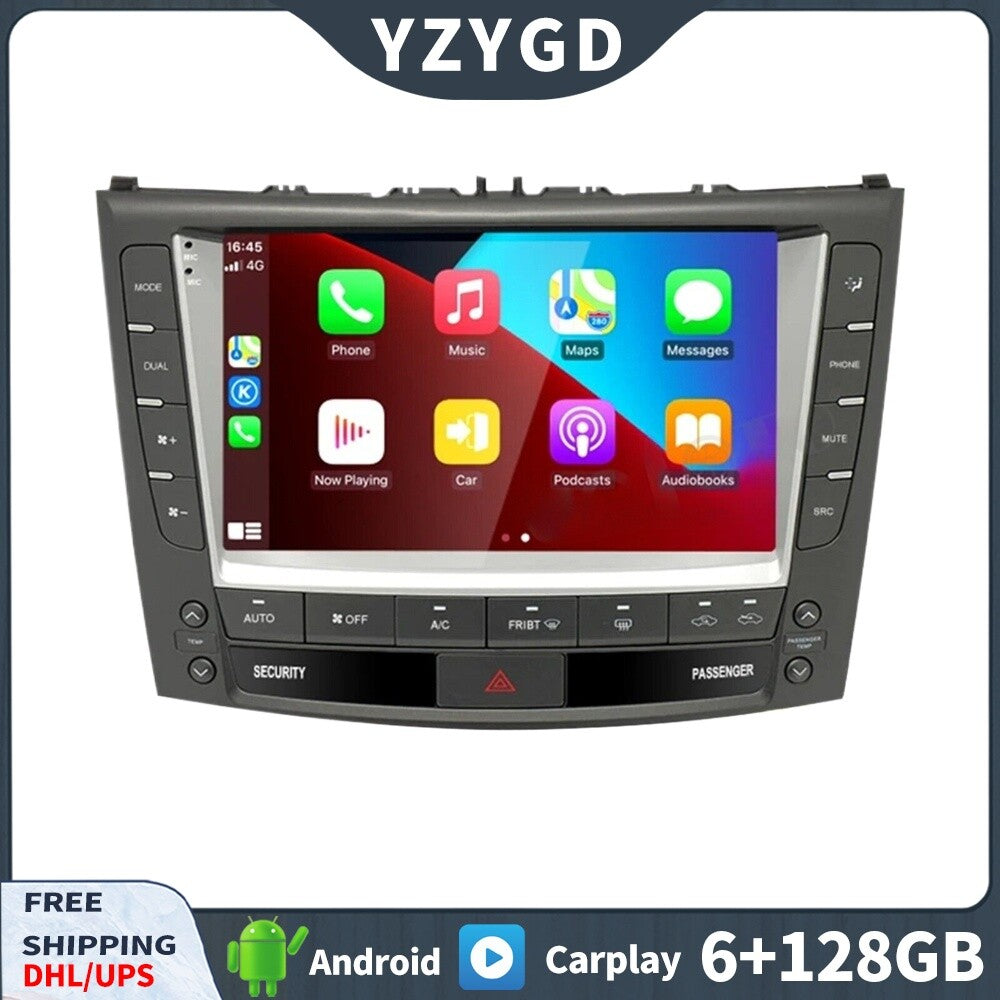 for Lexus IS250 300C 2005-2013 Android Car Radio CarPlay Receiver 128GB Screen