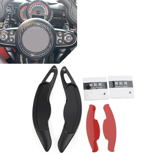 Black Steering Wheel Paddle Shifter Extension for BMW for Mini F54 F55 F56 F57 F60