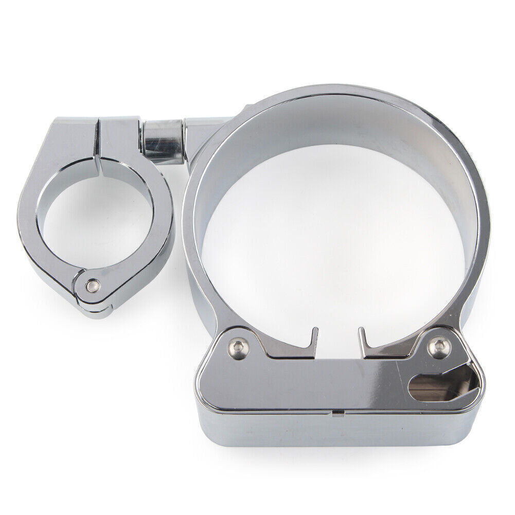 39mm/16 Side Mount Speedo Relocation Bracket for Harley Sportster 04-14 Chrome