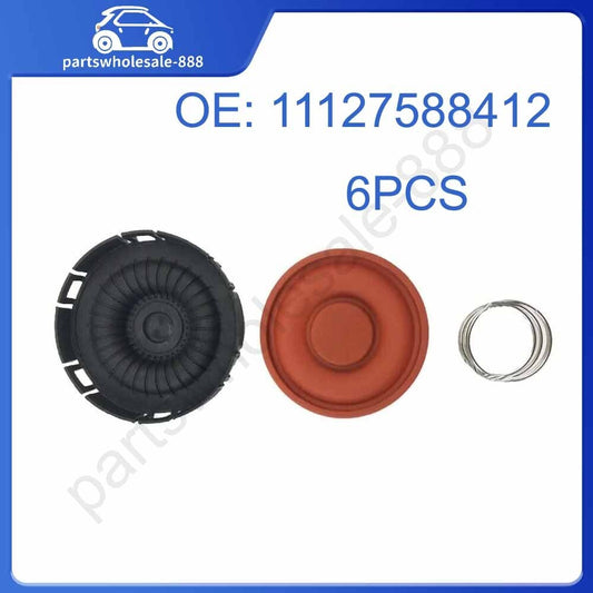 6Set PCV Cap Repair Kit for BMW 320i 428i X3 Z4 X1 X4 X5 X6 N20 2.0L 11127588412
