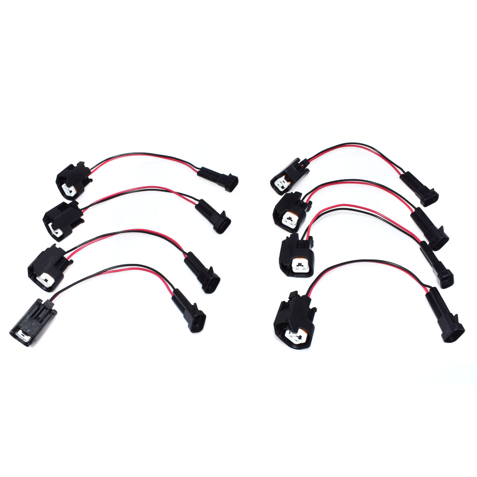 8-Pack LQ4 LQ9 4.8 5.3 6.0 Wiring Harness Plug to LS2 LS3 LS7 Injector Adapter - new