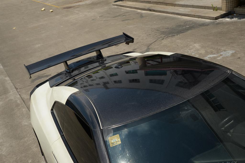 Fit for Nissan R35 GT-R GTR Coupe 2009-15 Real Carbon Fiber Roof Skin Cover Trim