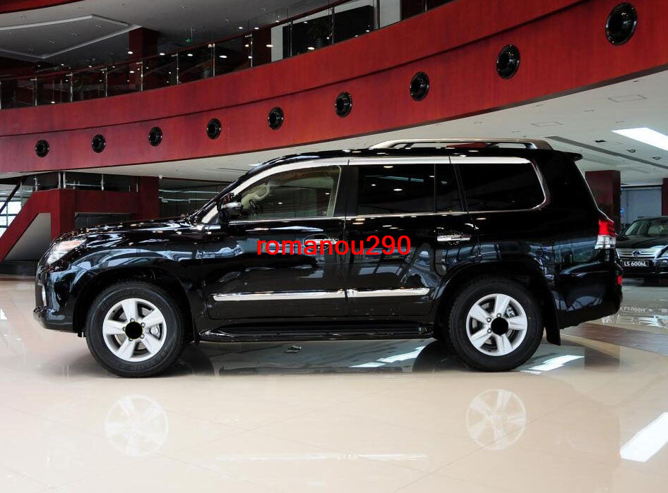 for LEXUS LX570 08-15 Chrome Window Visor Vent Shades Sun Rain Guard Deflectors