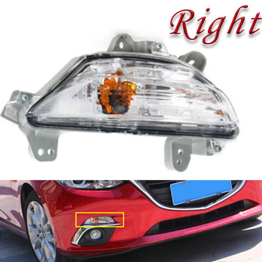 Right Front Bumper Turn Signal Light for Mazda 3 axela 2014-2016