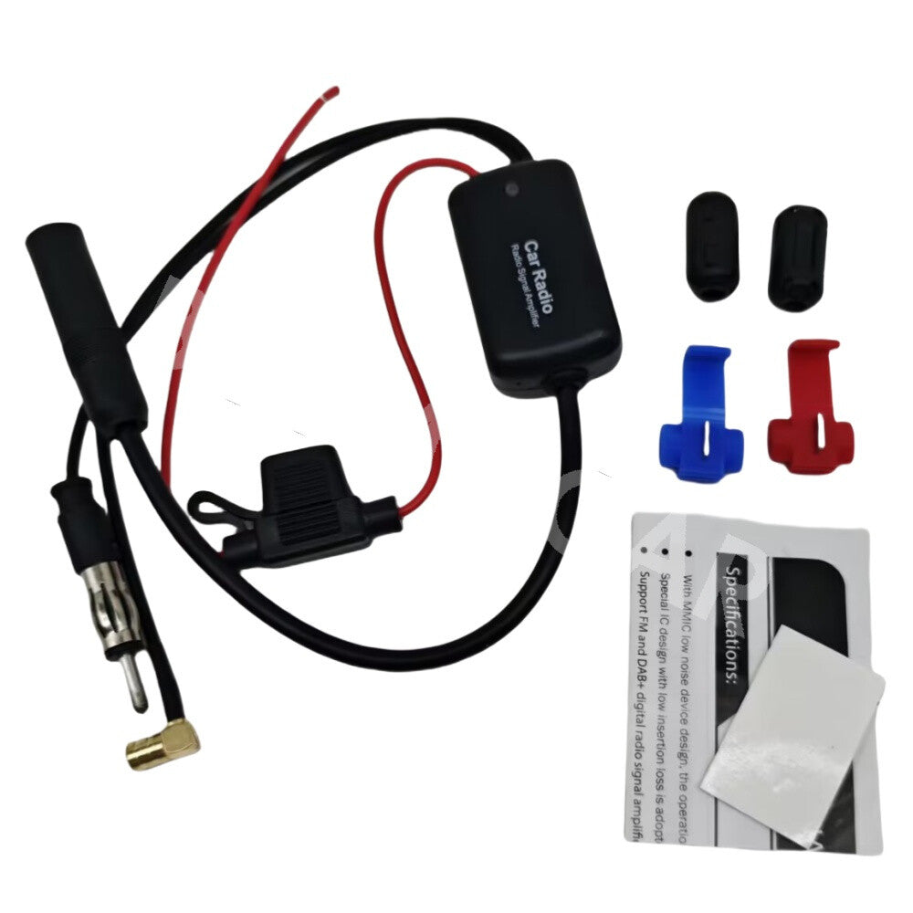 Car Auto Stereo DAB+ FM AM Radio Signal Antenna Aerial Signal Amplifier Booster