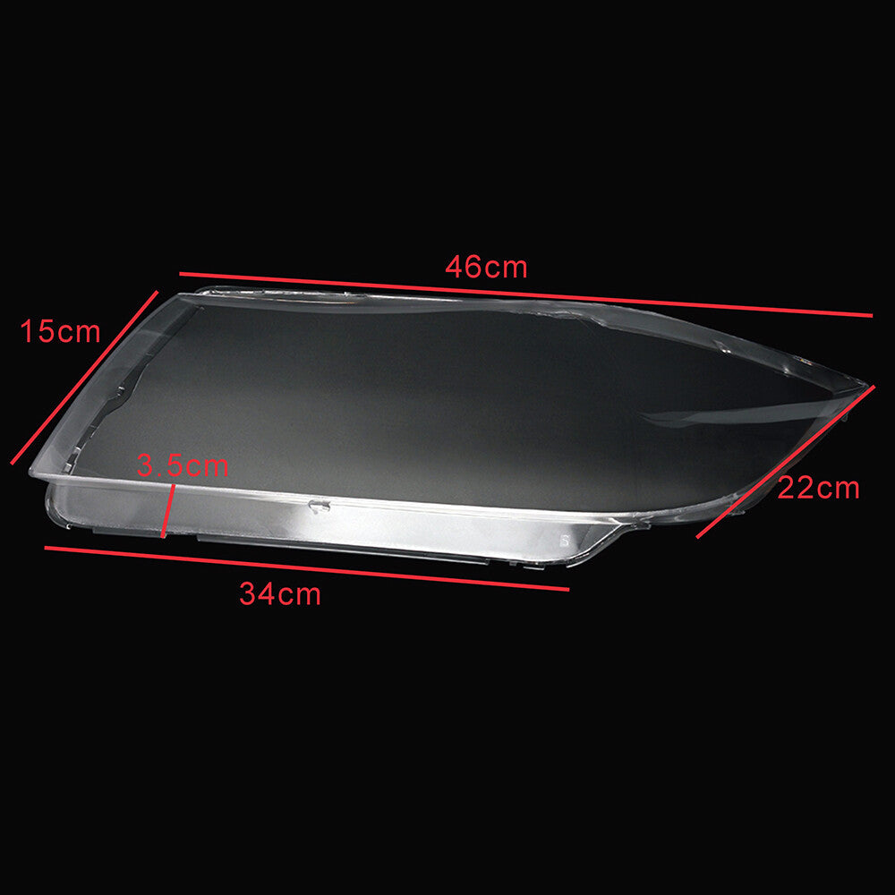 2x Front Headlight Lamp Lens Cover for BMW E90 E91 2004-2007 Clear Lampshade