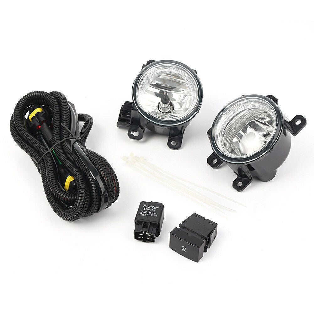 Pair Car Front Bumper Fog Light DRL w/Bulb Fit for Honda for Civic 2016 2017