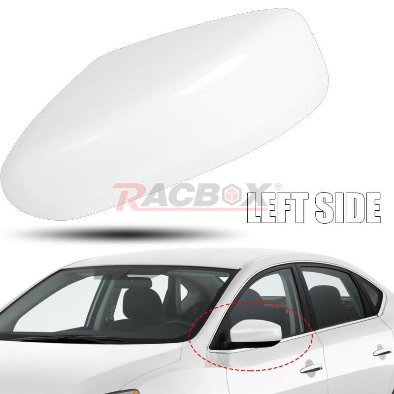 LEFT DRIVER SIDE Mirror Cap Cover Smooth White for Nissan Altima Sedan 2013-2018