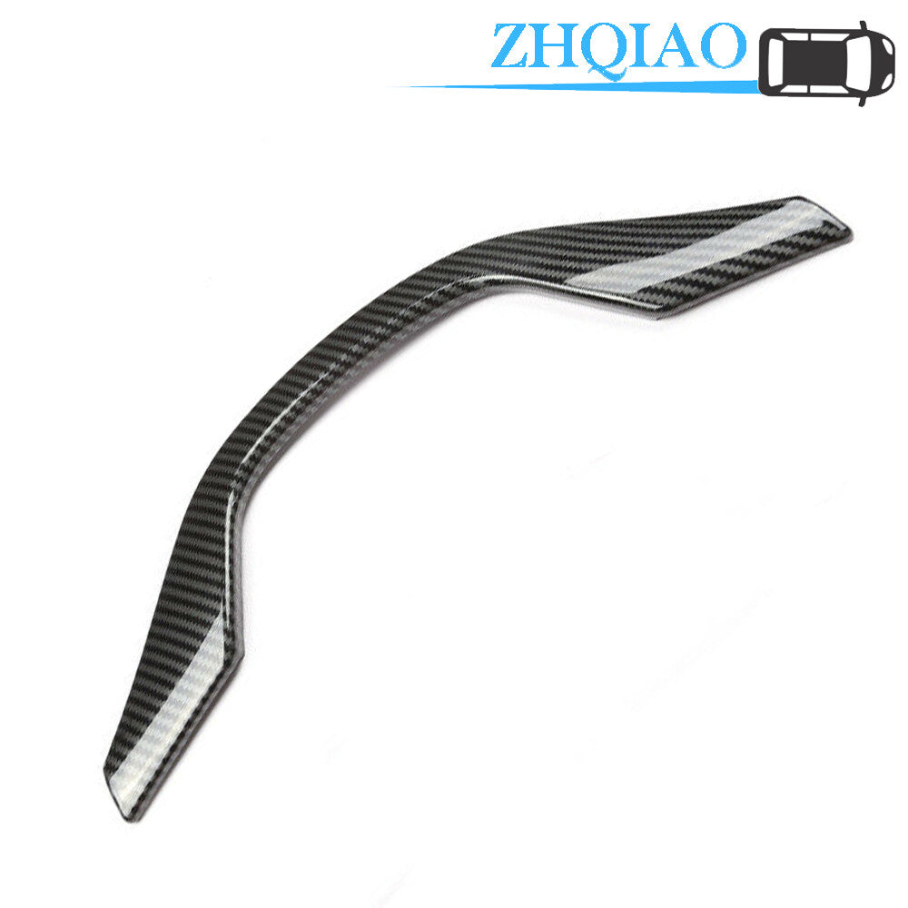 Carbon Fiber Interior Steering Wheel Frame Cover Trim Fits for Honda Accord 18-19