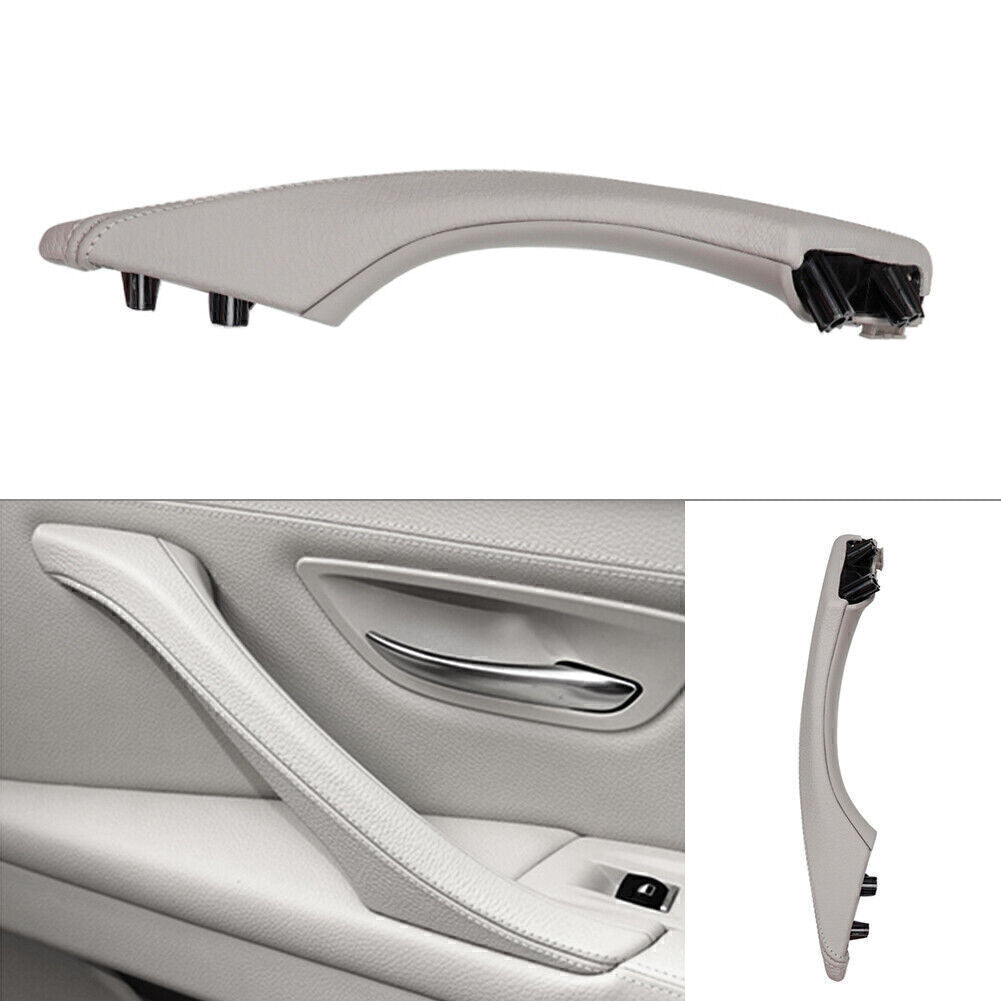 Door Trim Pull Handle Right Side Leather Fit for BMW 5 series F10 F11 F18 Gray New