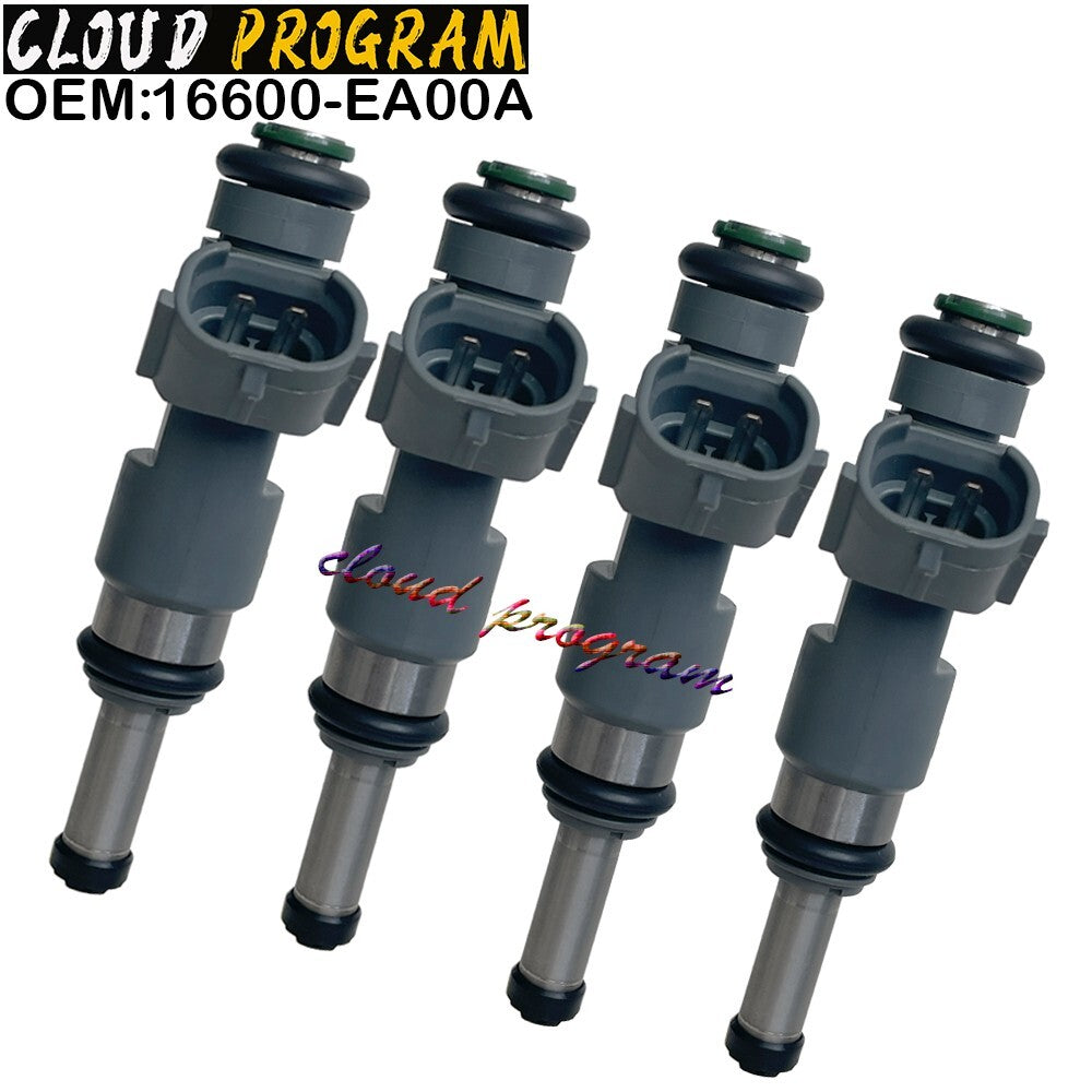 4pc /lot 16600-EA00A Fuel Injector for Nissan Frontier X-Trail 2.5L L4 2005-2017