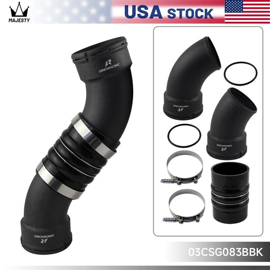 Cold-Side Intercooler Pipe Boot Kit For 06-10 for Chevy Silverado 2500 HD/3500 HD
