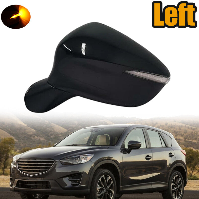 Left Side Door Mirror W/ Signal Power Fold 9 PIN for Mazda CX5 2015-2017