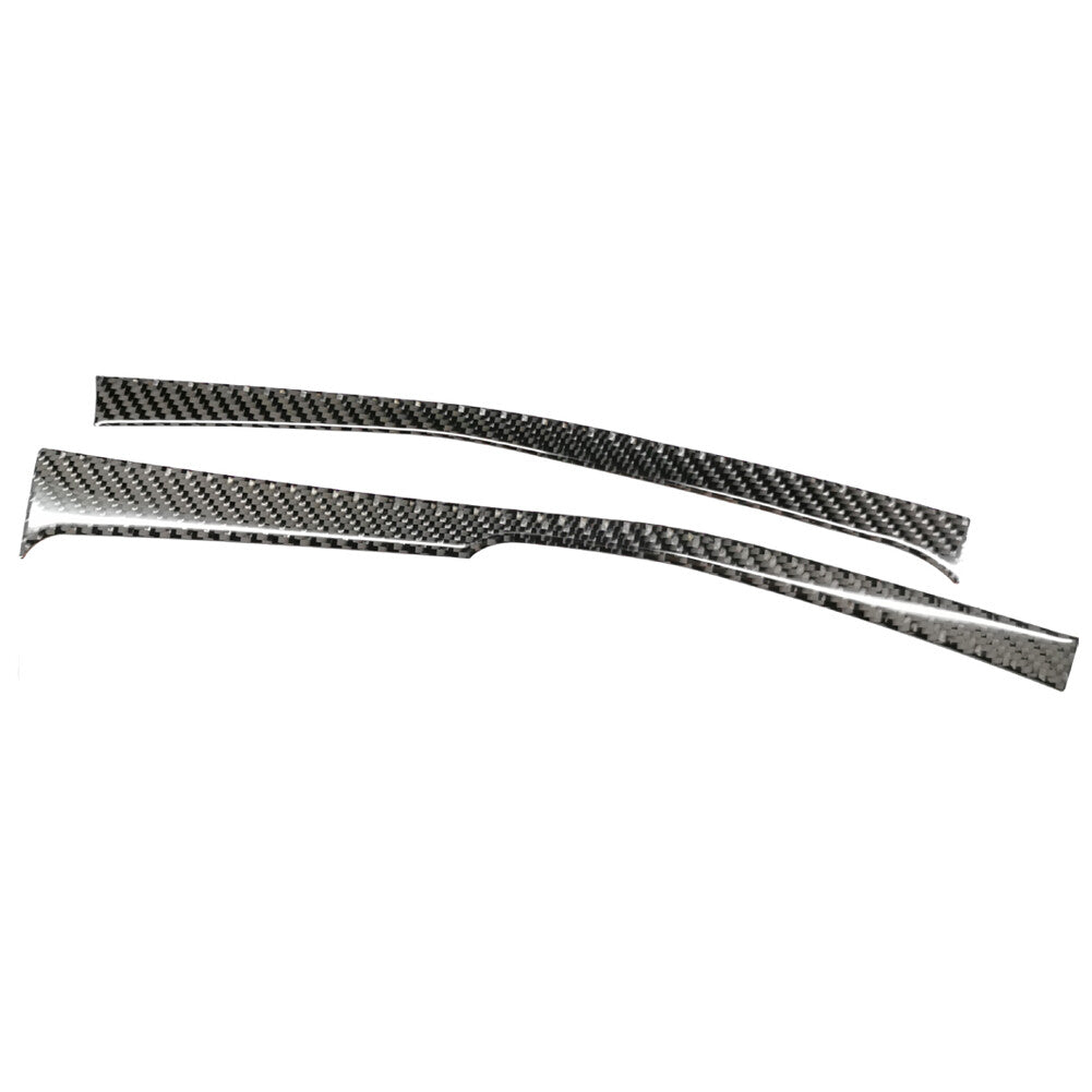 Carbon Fiber Gear Shift Side Decorative Cover Trim for Toyota for Corolla 2014-2018