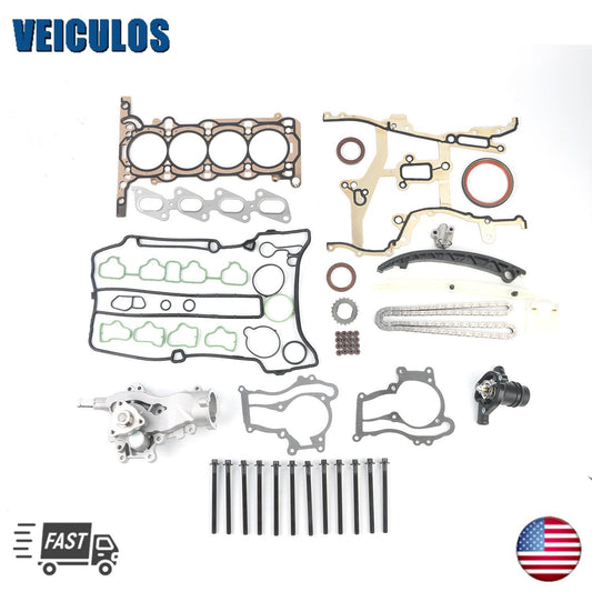 Head Gasket Bolts Timing Chain Kit for 11-15 for Chevrolet Sonic for Cruze for Buick 1.4L L4