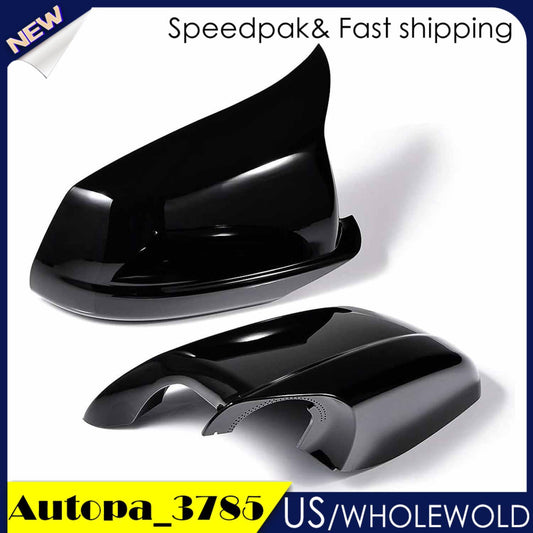 2Pcs Mirror Cover Cap for BMW F10 F11 550i 528i 535i 530d Pre-LCI 11-13 M5 10-13