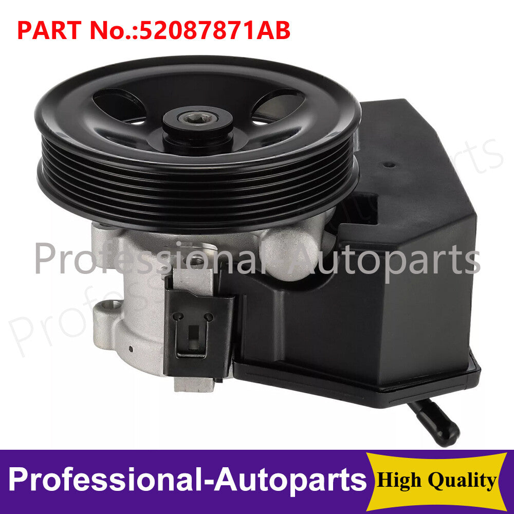5207871AB Power Steering Pump is suitable for 1996-03 for Jeep Cherokee XJ and for Wrangler TJ L6 4.0L.