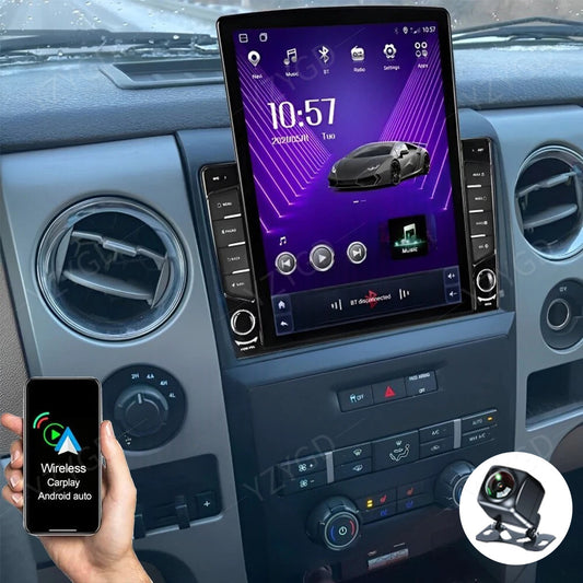 9.7Inch Android Auto Carplay for Ford F150 2009-2014 Car Stereo Radio GPS Screen