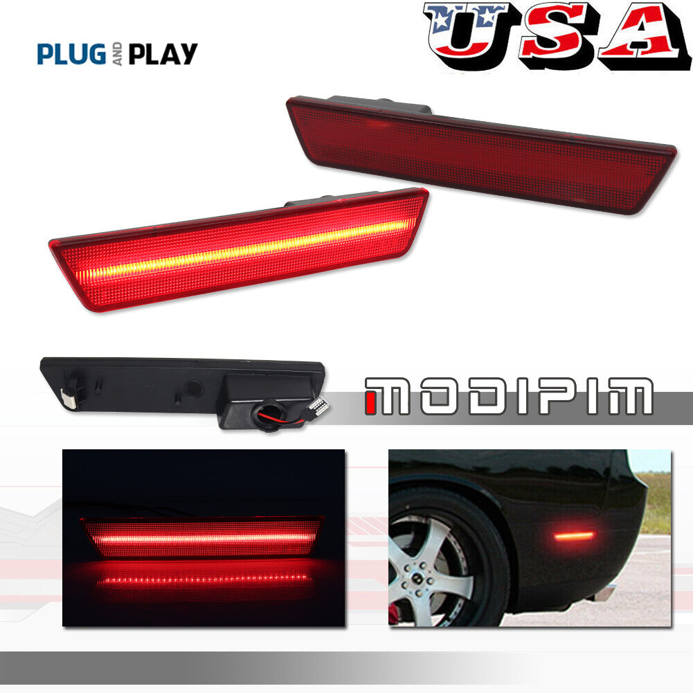 OE-style red lens rear marker LED light for 2008-14 for Dodge for Challenger