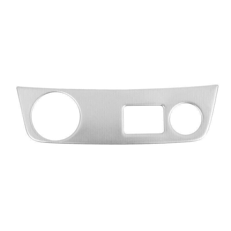 for Nissan Murano 2015-18 Silver Steel Middle Console Cigarette Lighter Trim 1X