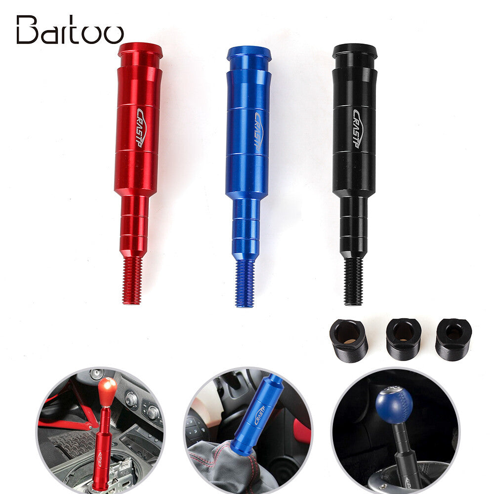 Black Shift Knob Extension for Gear Shifter Lever M101.5 Extender