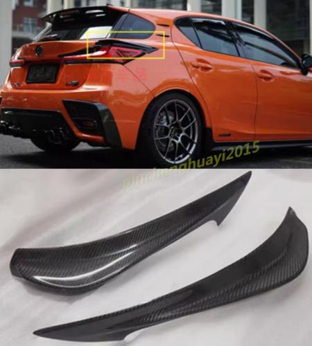 carbon fiber TRD rear taillight trim for Lexus CT 200H 2011-2017 models (2 pieces)