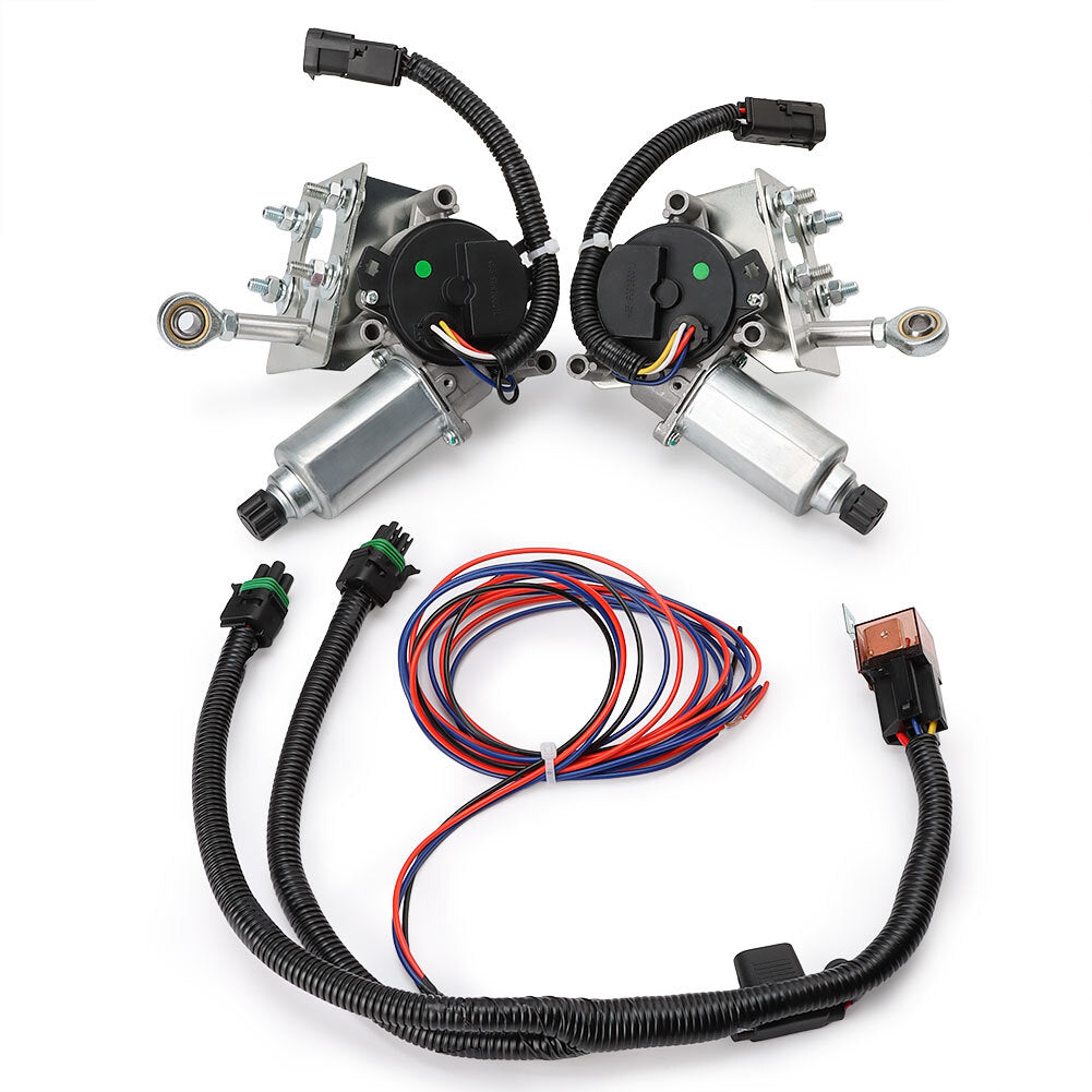 2x Front LHRH Headlight Headlamp Motor for Chevrolet for Corvette 1968-1982 4-Pins