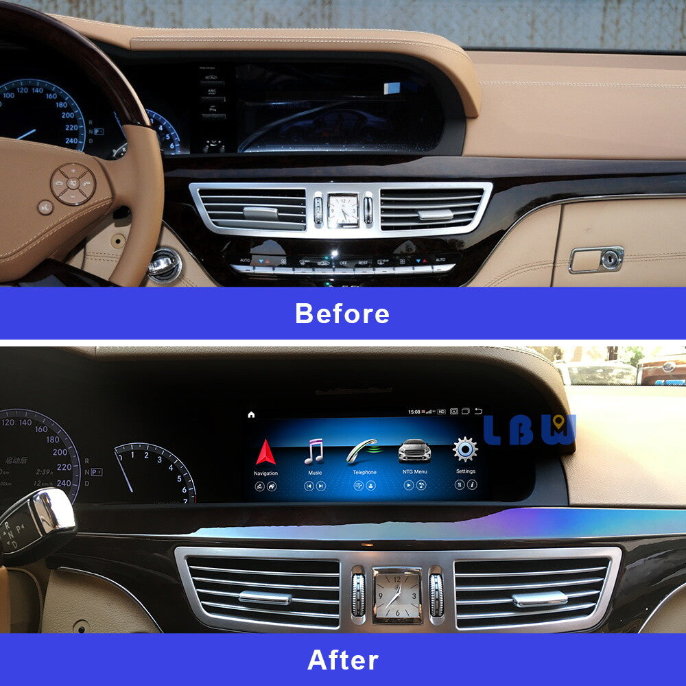Android 10.0 for Benz S Class W221 CL W216 S550 S600 S63 2005-2013 Car GPS Radio