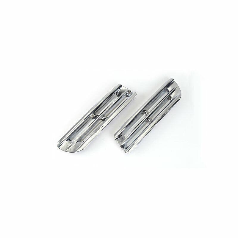 Chrome Front Fog Light Lamp Lower Frame Trim Fit for Toyota Highlander 2011-2013