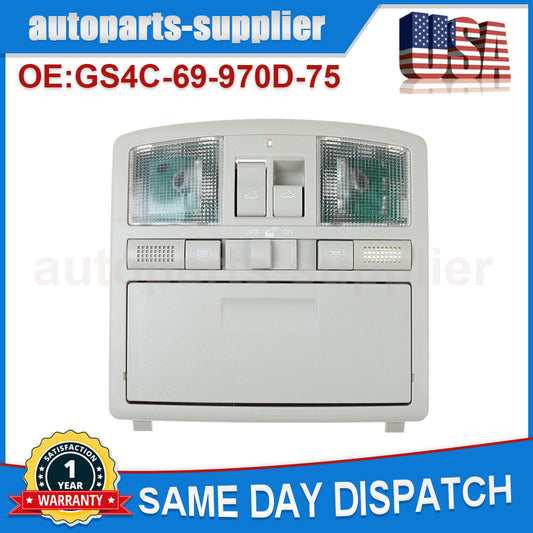 Overhead console reading light for 2009-13 for Mazda 6 CX-9 with sunroof GS4C69970D75