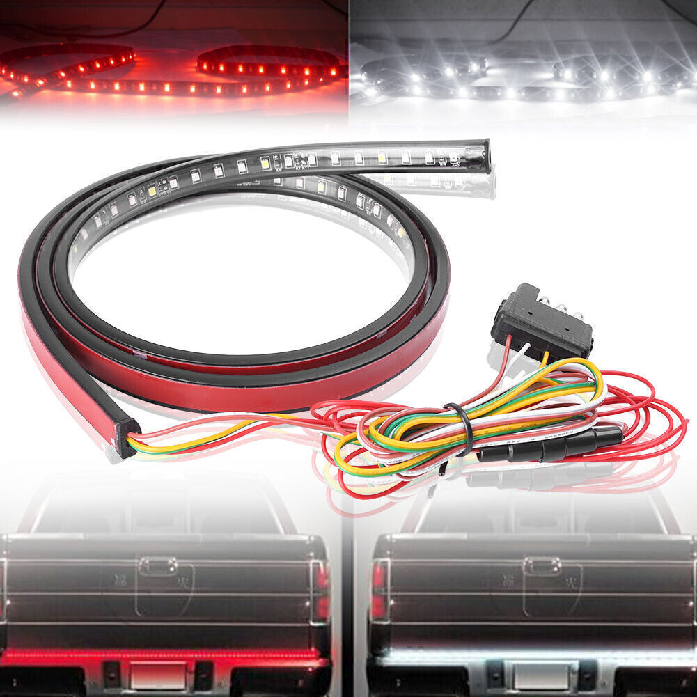 48 LED Flashing strobe Tailgate Brake Signal lamp Pickup Truck Tail light Bar