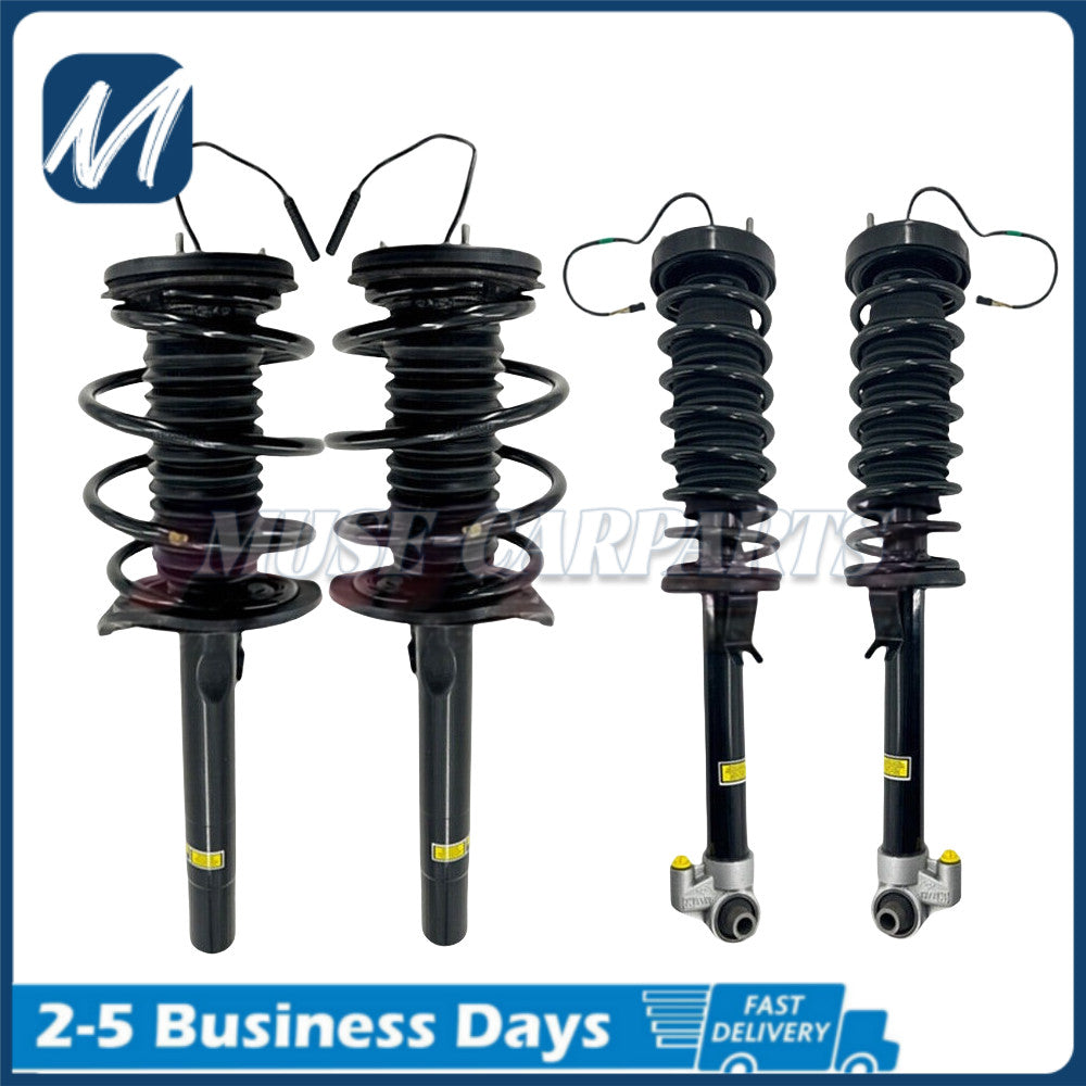 A pair of front and left shock absorbers suitable for Cadillac CTS 2008-2013, with no EDC (Electronic Data Packaging).