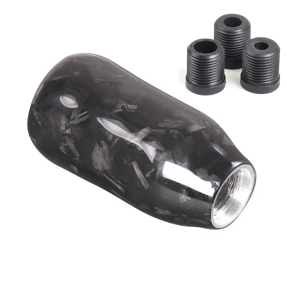 Universal Real Carbon Fiber Manual Throw 6/5 Speed Shift Shifter Knob
