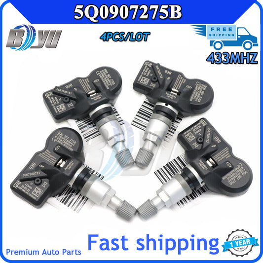 5Q0907275B 4X new TPMS Tire Pressure Monitoring Sensor for PORSCHE for AUDI for McLaren