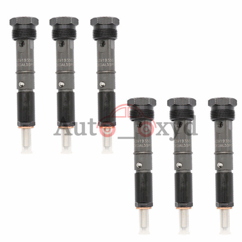 0432131837 6X 6BT 50hp Fuel Injectors First Gen for Dodge 5.9L 1989-1993