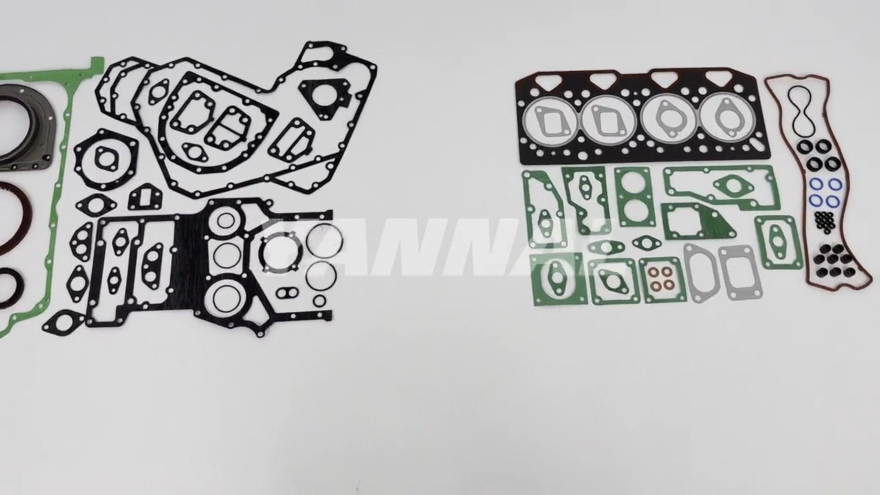 1004-4T gasket set U5LT1178 U5LB1163 for Perkins excavator parts