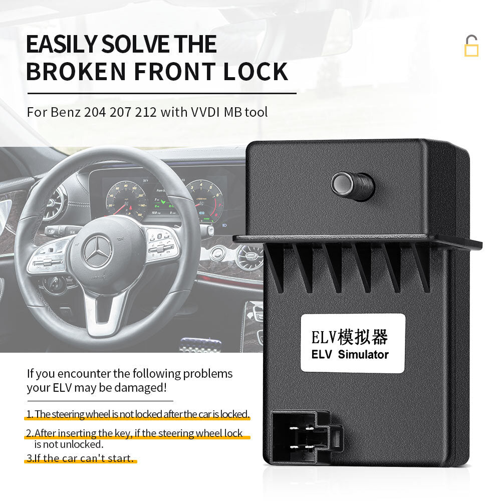 ELV Emulator ESL XDMB11EN for Benz W204/W207/W212 Work With VVDI MB Tools