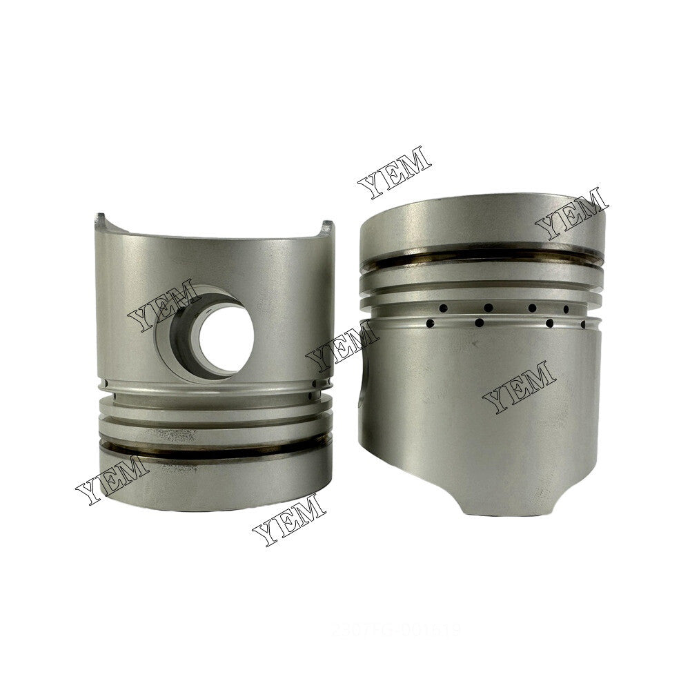 6PCS 6BB1 Engine Piston With Pin for Isuzu Engine Rebuild Kit Aftermarket Parts