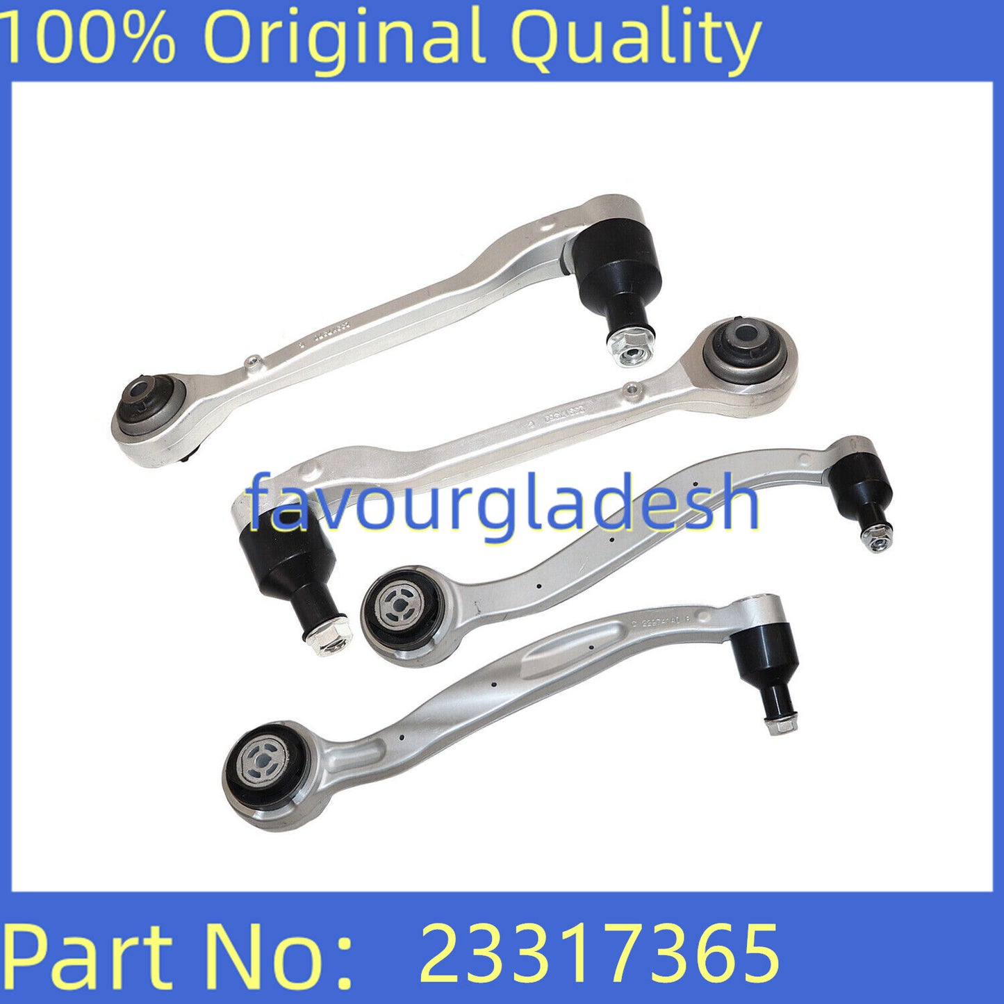 4pcs Control Arm Front LH  RH for Chevrolet Camaro 2016-2021 23317365 23317366