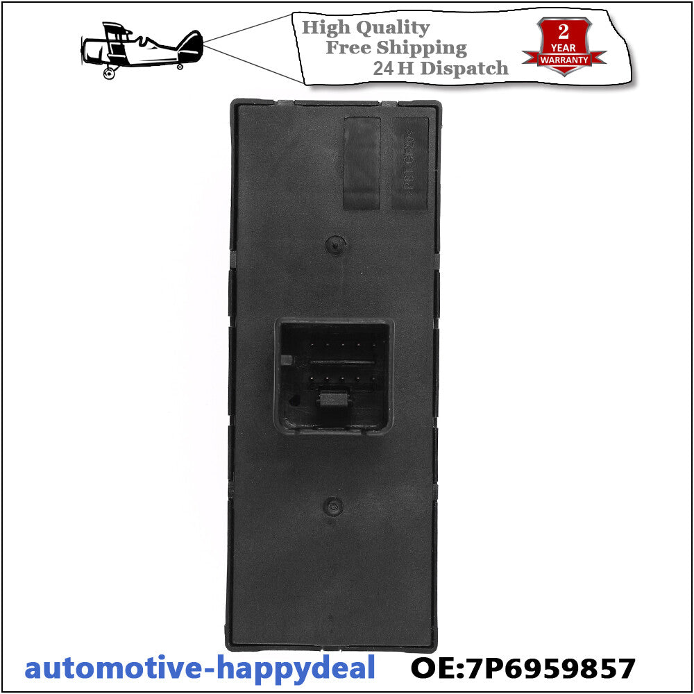 Electric Black Power Window Switch Fits for VW Sharan Touran Touareg 7P6959857