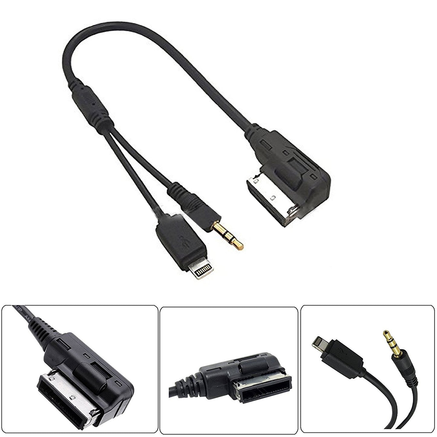 Suitable for Audi for VW car media audio USB music cable interface AMI MDI MMI AUX adapter