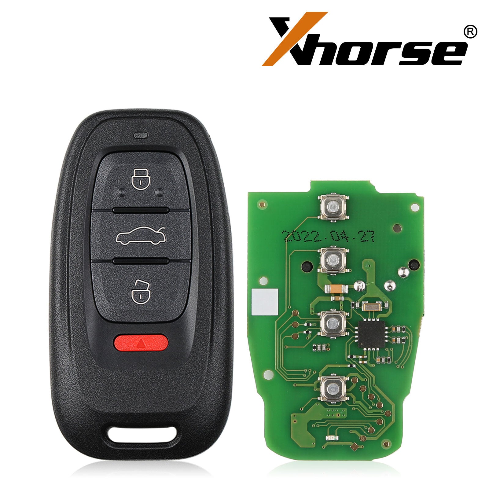 XSADJ1GL VVDI 754J for Smart Key With Key Shell for Audi A6L Q5 433MHZ/868MHZ