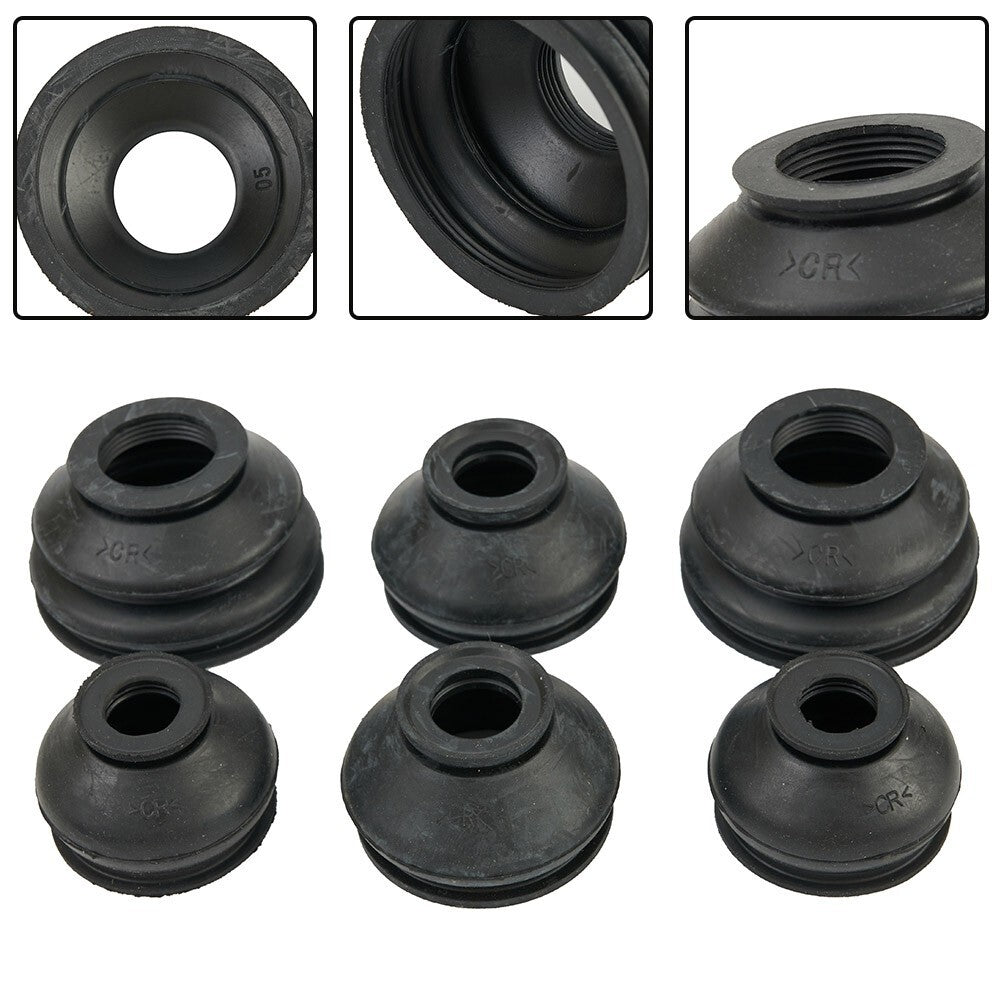 6UNIVERSAL Rubber Tie Rod End Ball Joint Dust Boots Dust Cover Boot Gaiters