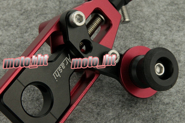 Chain Adjuster Tensioners Red fit for Kawasaki ZX10R 2008 2009 Motorcycle